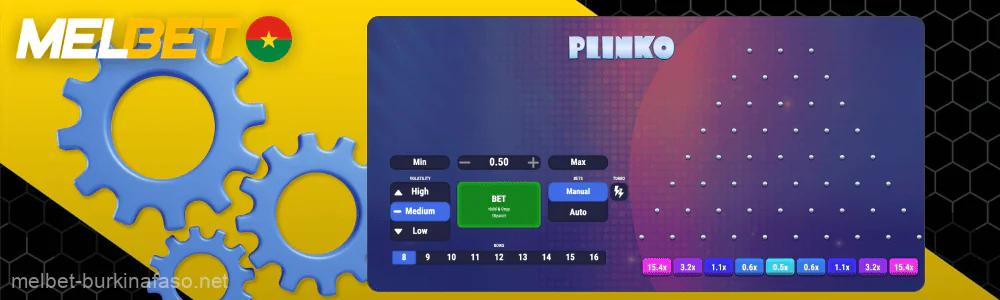 Comment fonctionne le jeu Plinko sur Melbet