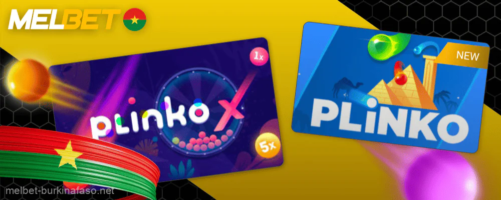 Jeu Plinko sur le site Melbet pour les joueurs du Burkina Faso