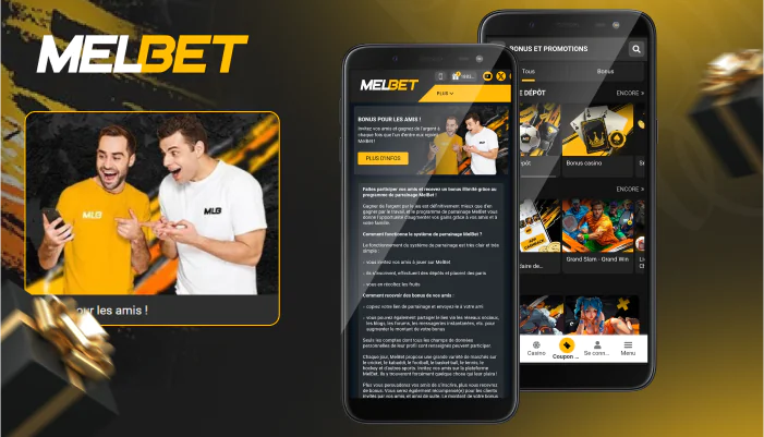 Inviter un ami et obtenir un bonus de Melbet