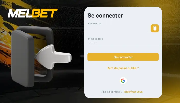 Sur l'écran d'accueil de votre téléphone, recherchez l'application Melbet et connectez-vous. Étape 7